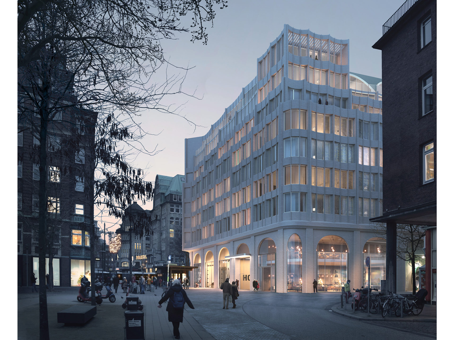 Neuentwicklung Mönckebergstraße 9, Hamburg Hupe Flatau Partner