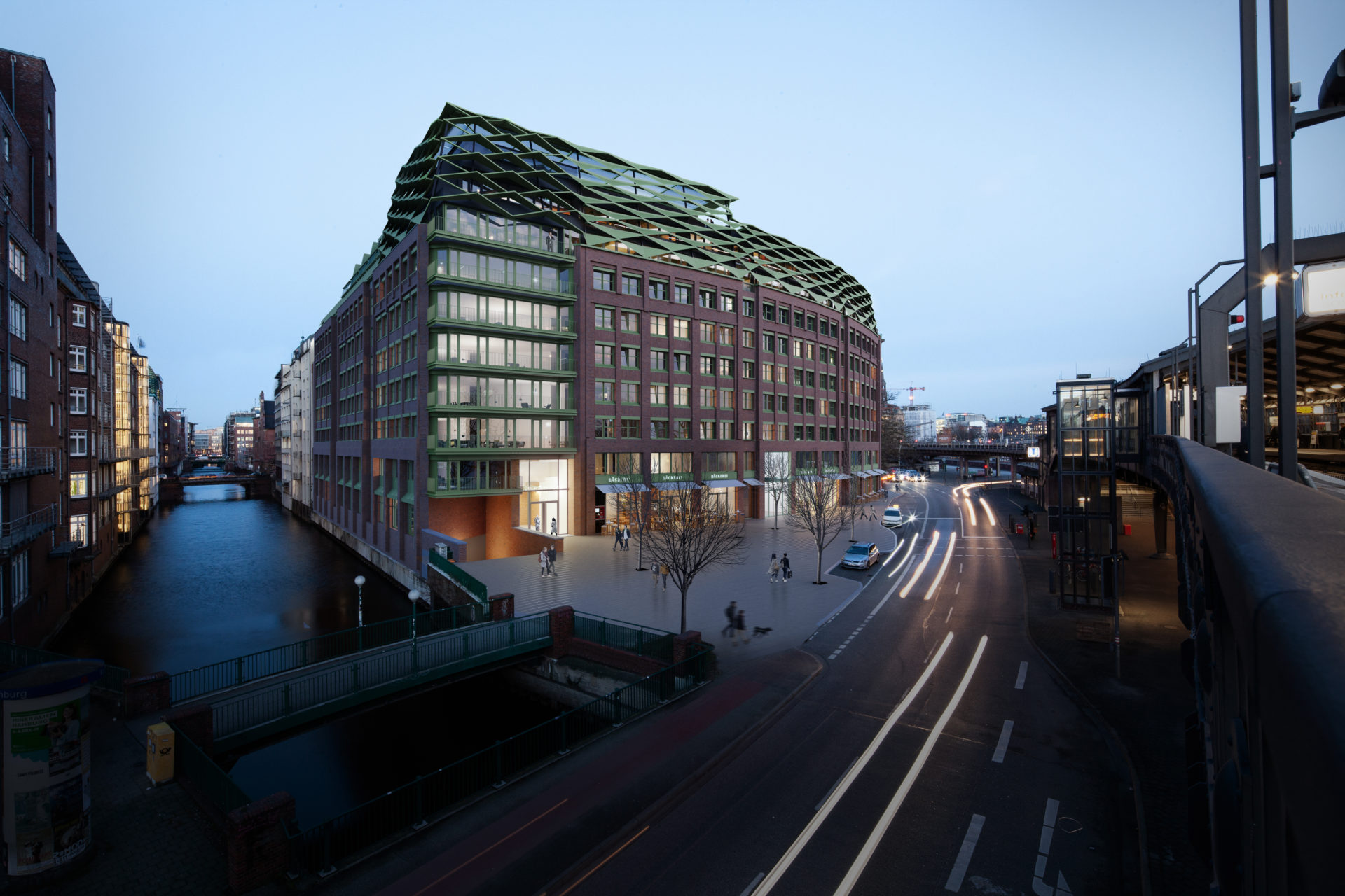 Überseehaus HUPE FLATAU PARTNER Baumwall Umbau und Erweiterung